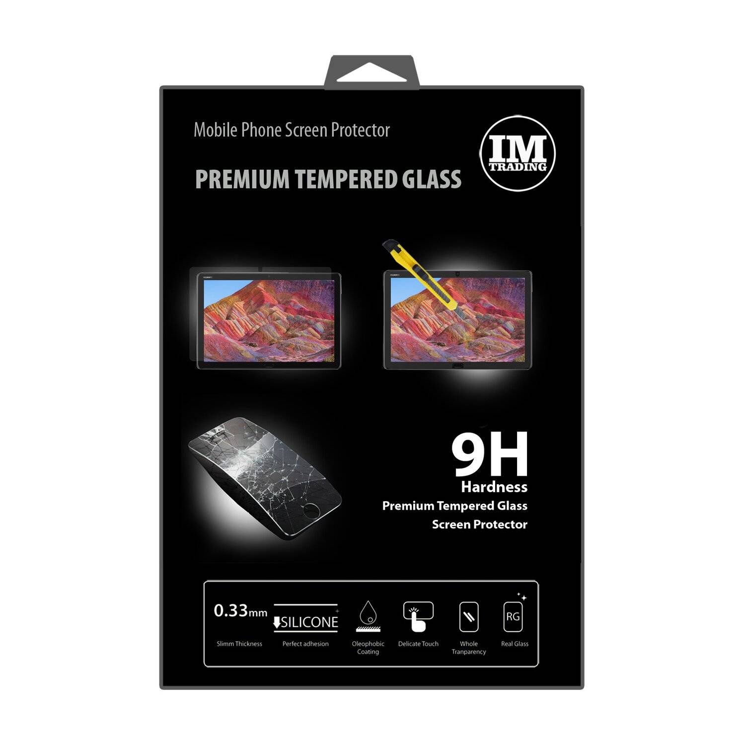 Schutzglas 9H für Huawei MediaPad M5 Lite 10 Zoll Displayschutzfolie Schutzfolie Passgenau