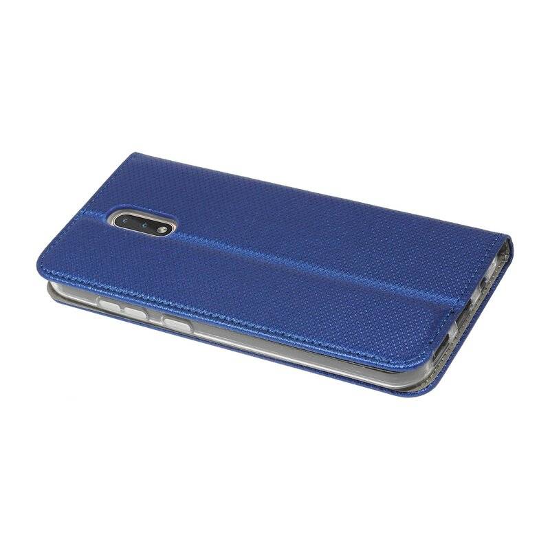 Buch Tasche "Smart" für NOKIA 2.3 Handy Hülle Etui Brieftasche Schutzhülle mit Standfunktion, Kartenfach Blau