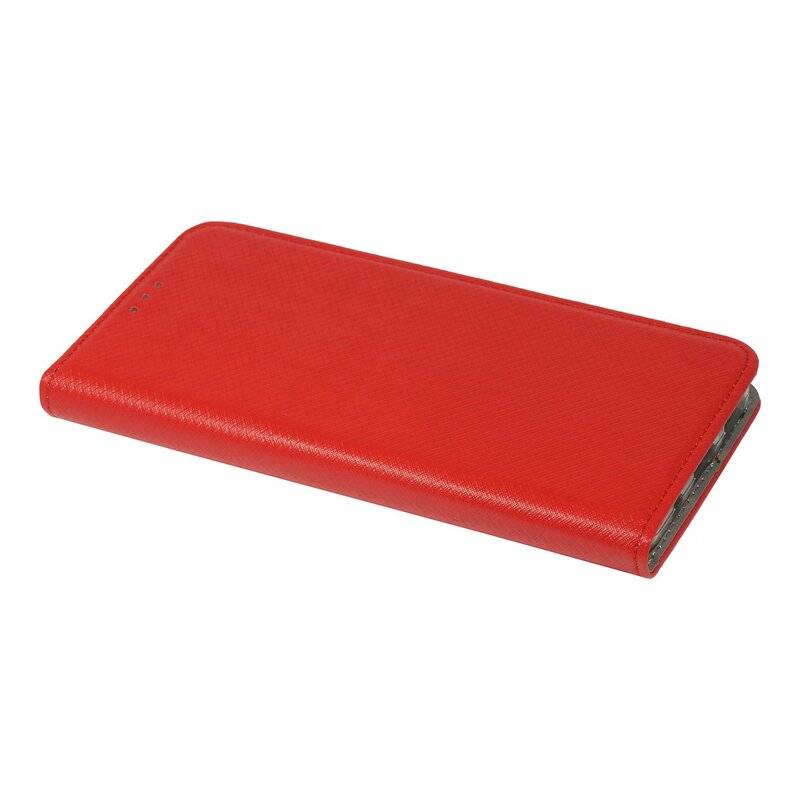 Buch Tasche "Smart" für NOKIA 2.3 Handy Hülle Etui Brieftasche Schutzhülle mit Standfunktion, Kartenfach Rot