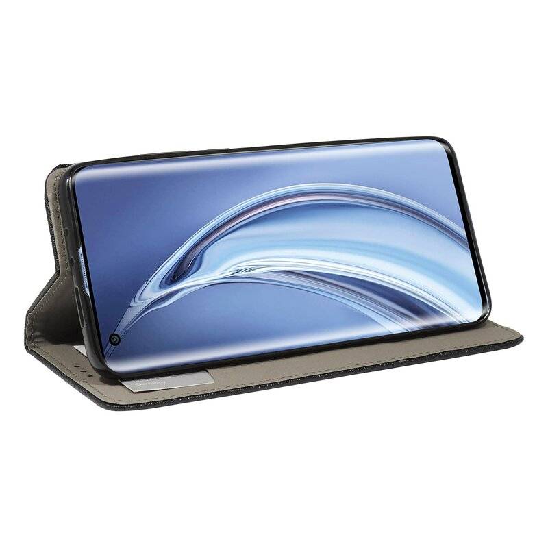 Buch Tasche "Smart" für XIAOMI MI 10 Handy Hülle Etui Brieftasche Schutzhülle mit Standfunktion, Kartenfach Schwarz