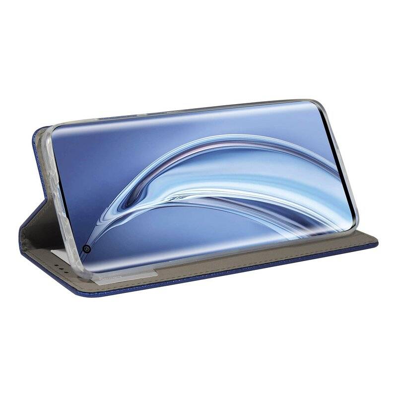 Buch Tasche "Smart" für XIAOMI MI 10 PRO Handy Hülle Etui Brieftasche Schutzhülle mit Standfunktion, Kartenfach Blau