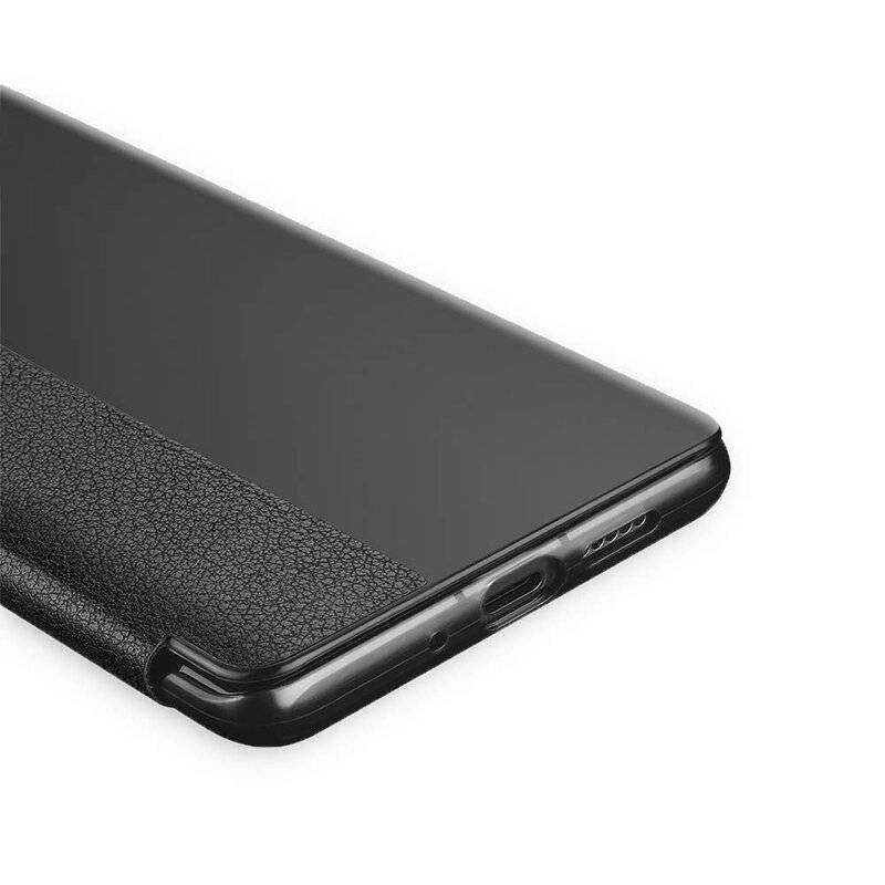 Flip Cover Sleep Case Smart View Cover Schutzhülle Buchtasche Zubehör Aufklappbare Hülle für Huawei Mate 20 Lite Blau