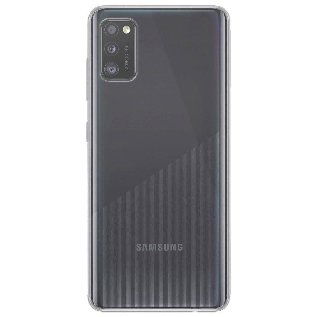 Silikonhülle Basic für Samsung Galaxy A41 (A415F) Case TPU Soft Handy Cover Schutz Transparent