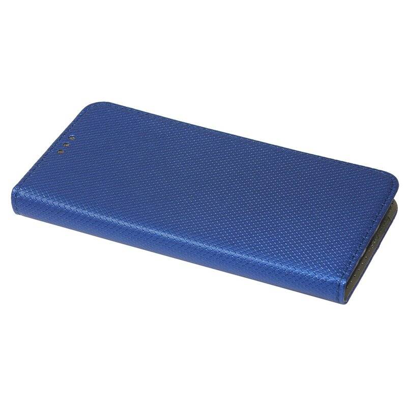 Elegante Buch-Tasche Smart Magnet für MOTOROLA MOTO G8 POWER Leder Optik Wallet Book-Style Cover Schale in Blau