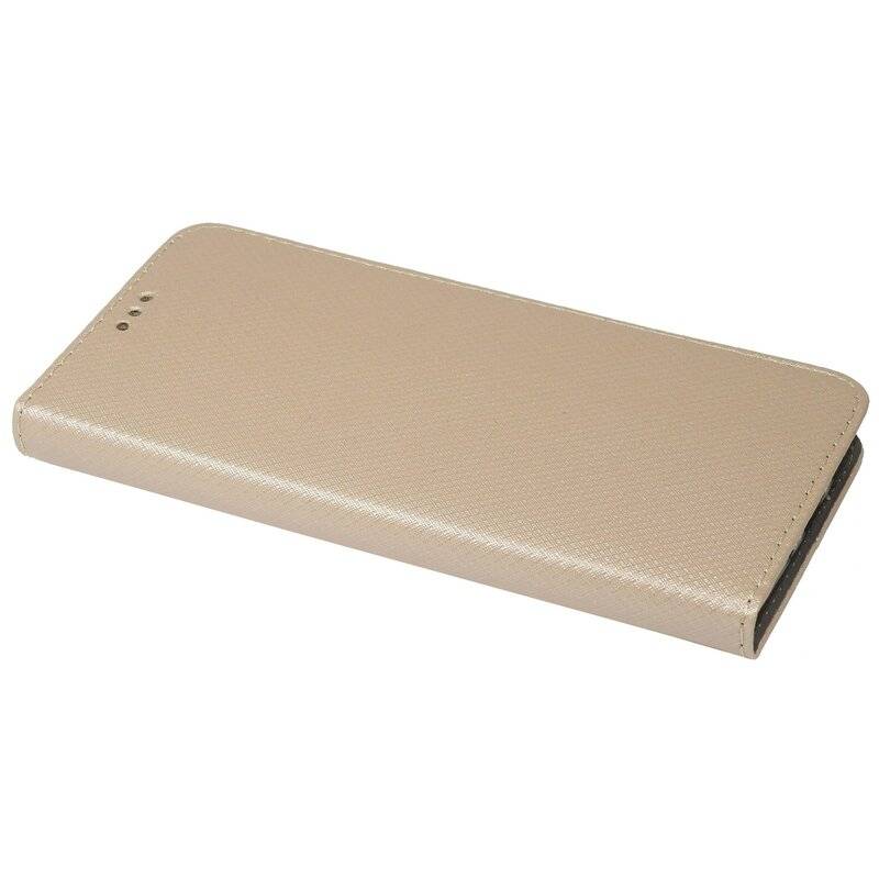 Elegante Buch-Tasche Smart Magnet für MOTOROLA MOTO G8 POWER Leder Optik Wallet Book-Style Cover Schale in Gold