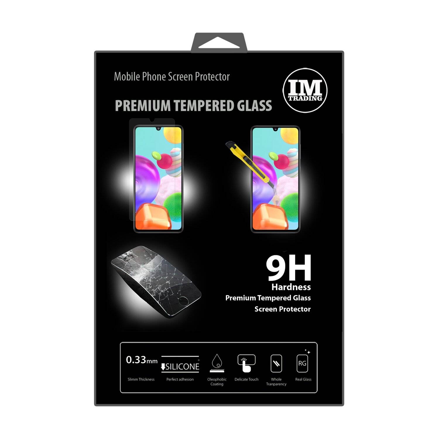 cofi1453® Schutzglas 9H kompatibel mit Samsung Galaxy A41 (A415F) Displayschutzfolie Schutzfolie Passgenau Glas