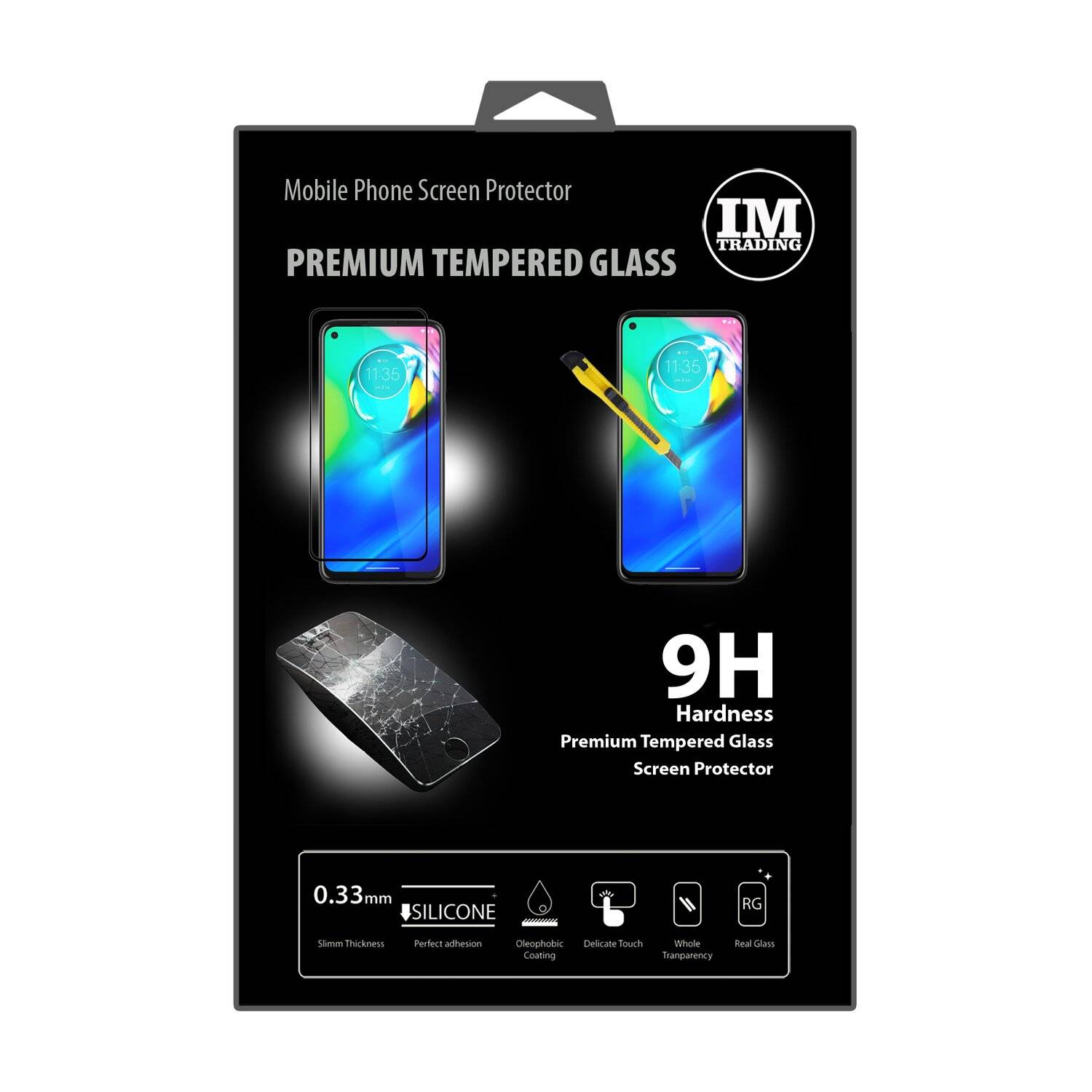 5D Schutz Glas für MOTOROLA MOTO G8 POWER Curved Schutz Folie Vollständig Klebend und Abdeckung