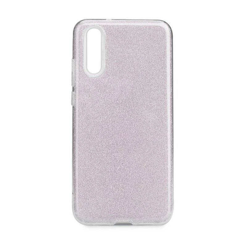 Forcell Shining Silikonhülle Cover für Samsung Galaxy A41 (A415F) Schutzhülle Soft Case Schutz Motiv in Rosa