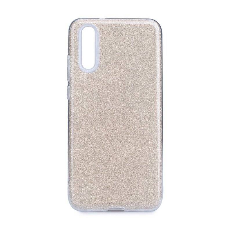 Forcell Shining Silikonhülle Cover für Samsung Galaxy A41 (A415F) Schutzhülle Soft Case Schutz Motiv in Gold