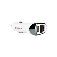 Sunix Autoladegerät Zigarettenanzünder Universal Schnellladung 2,4A + Micro-Usb Ladekabel Datenkabel Weiß Sunix Autoladegerät Zigarettenanzünder Universal Schnellladung 2,4A + Micro-Usb Ladekabel Datenkabel Weiß