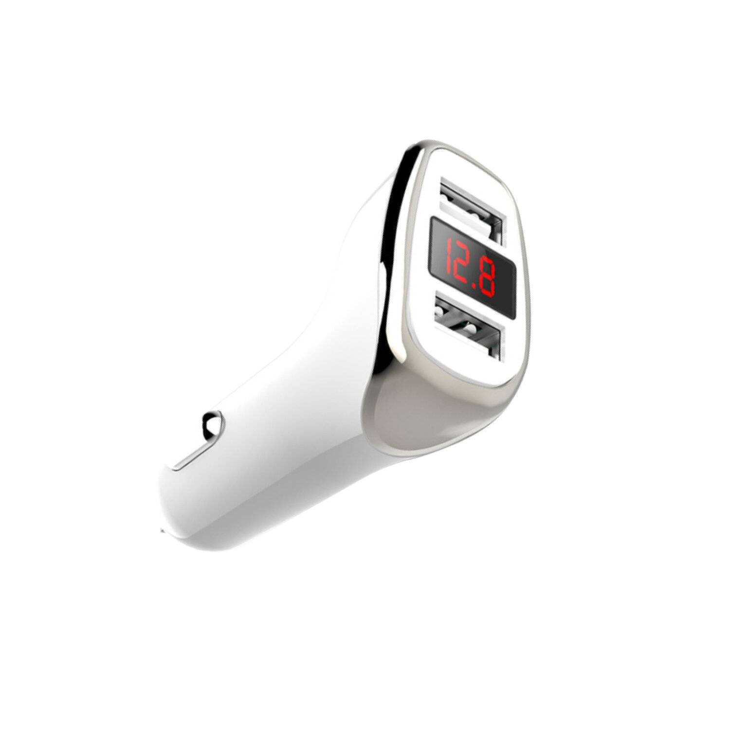 Sunix Autoladegerät Zigarettenanzünder Universal Schnellladung 2,4A + iOS Ladekabel Datenkabel Weiß