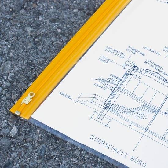 Planschutztasche für DIN A2 - 440 x 620 mm - Planschutzhülle