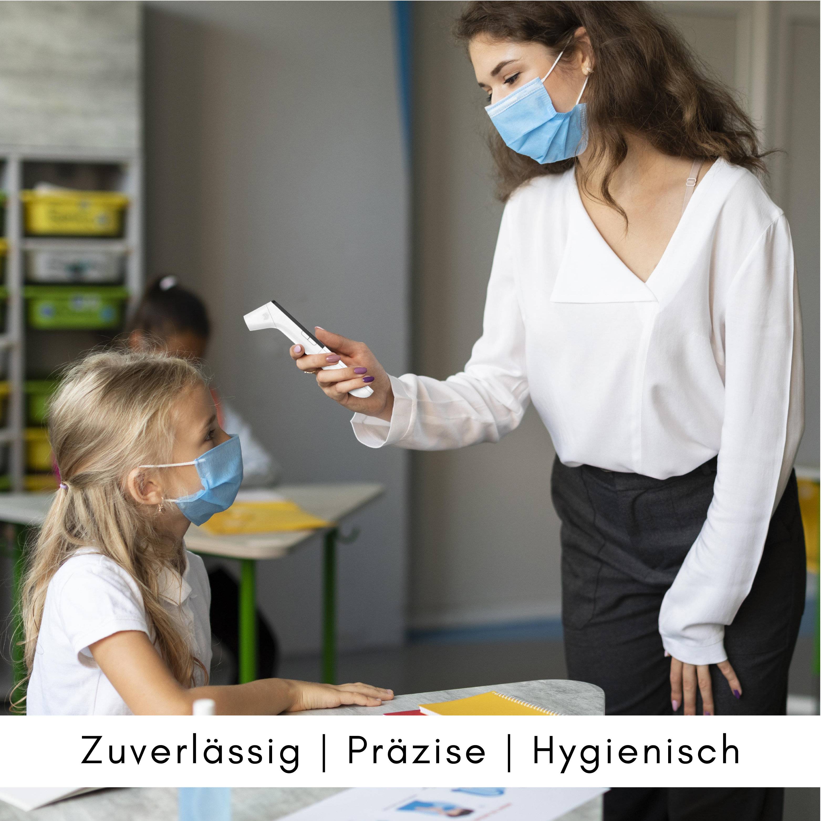 Infrarotthermometer IT20-Basic, Fieberthermometer kontaktlos medizinische Zulassung