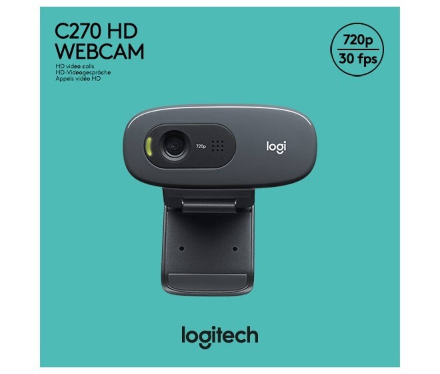 Logitech Webcam USB 3MP LOGITECH C270