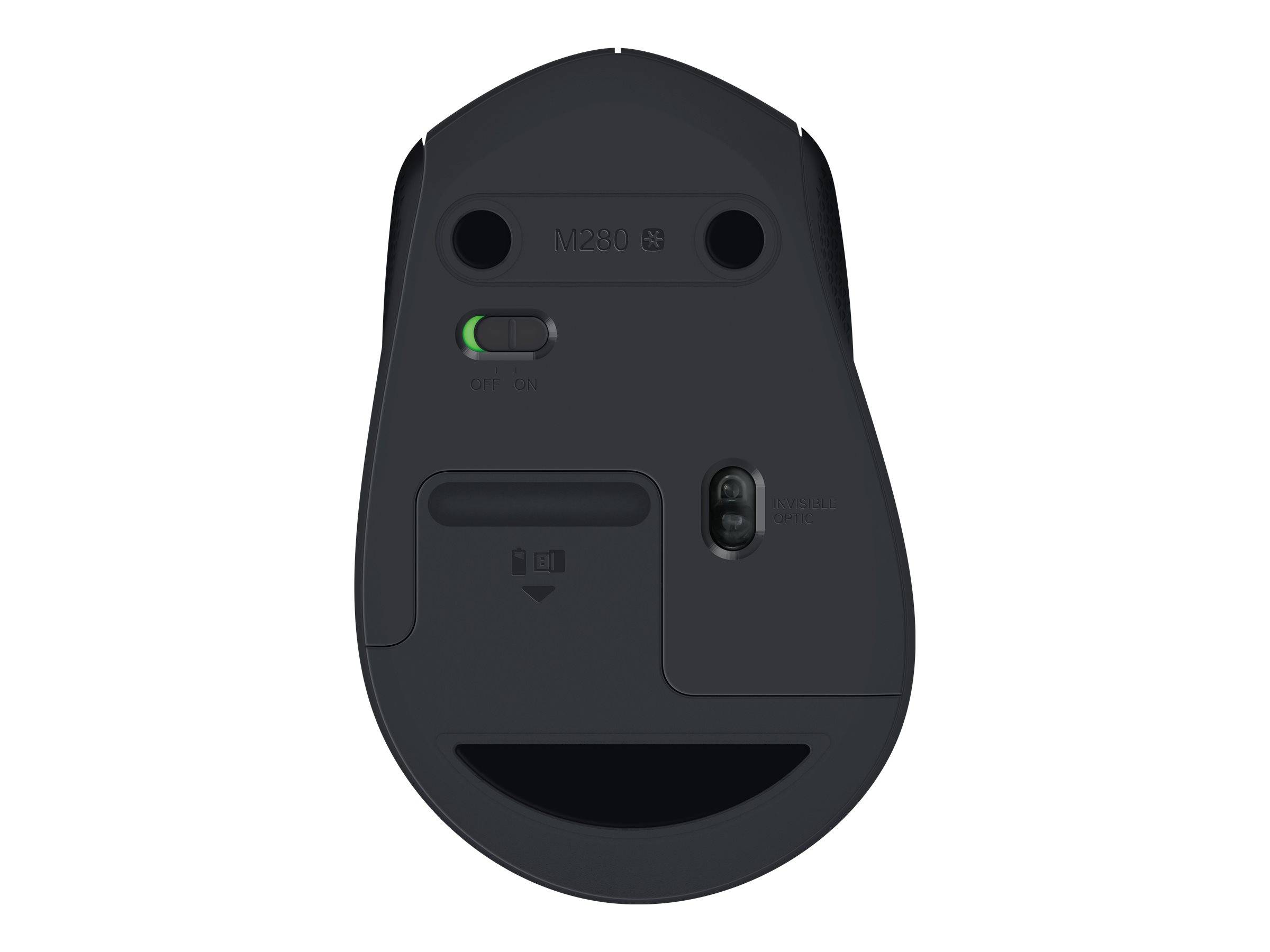 Logitech M280 Maus Funk Optisch Schwarz 3 Tasten 1000 dpi