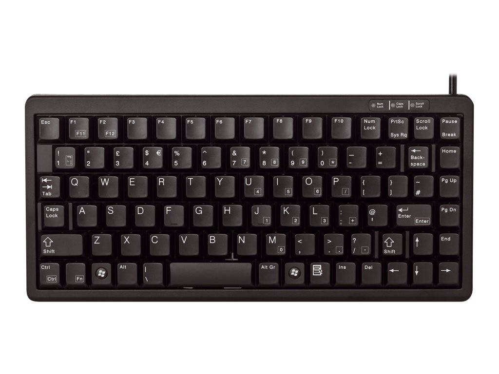 CHERRY Compact-Keyboard G84-4100 - Tastatur - PS/2, USB