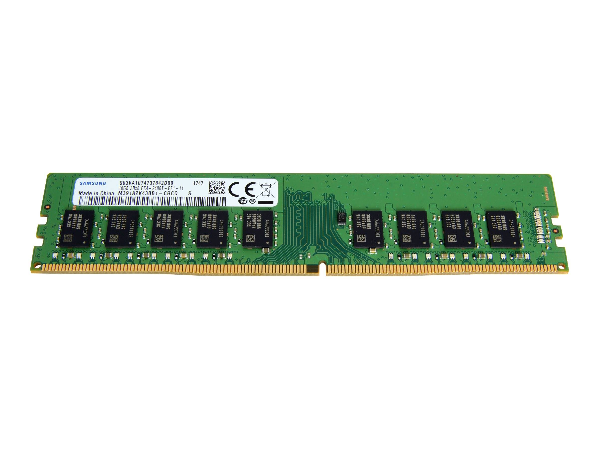 Grafenthal MEM 16GB DDR4-2400MHz UDIMM PC4-19200 CL17 DUAL RANKED ECC