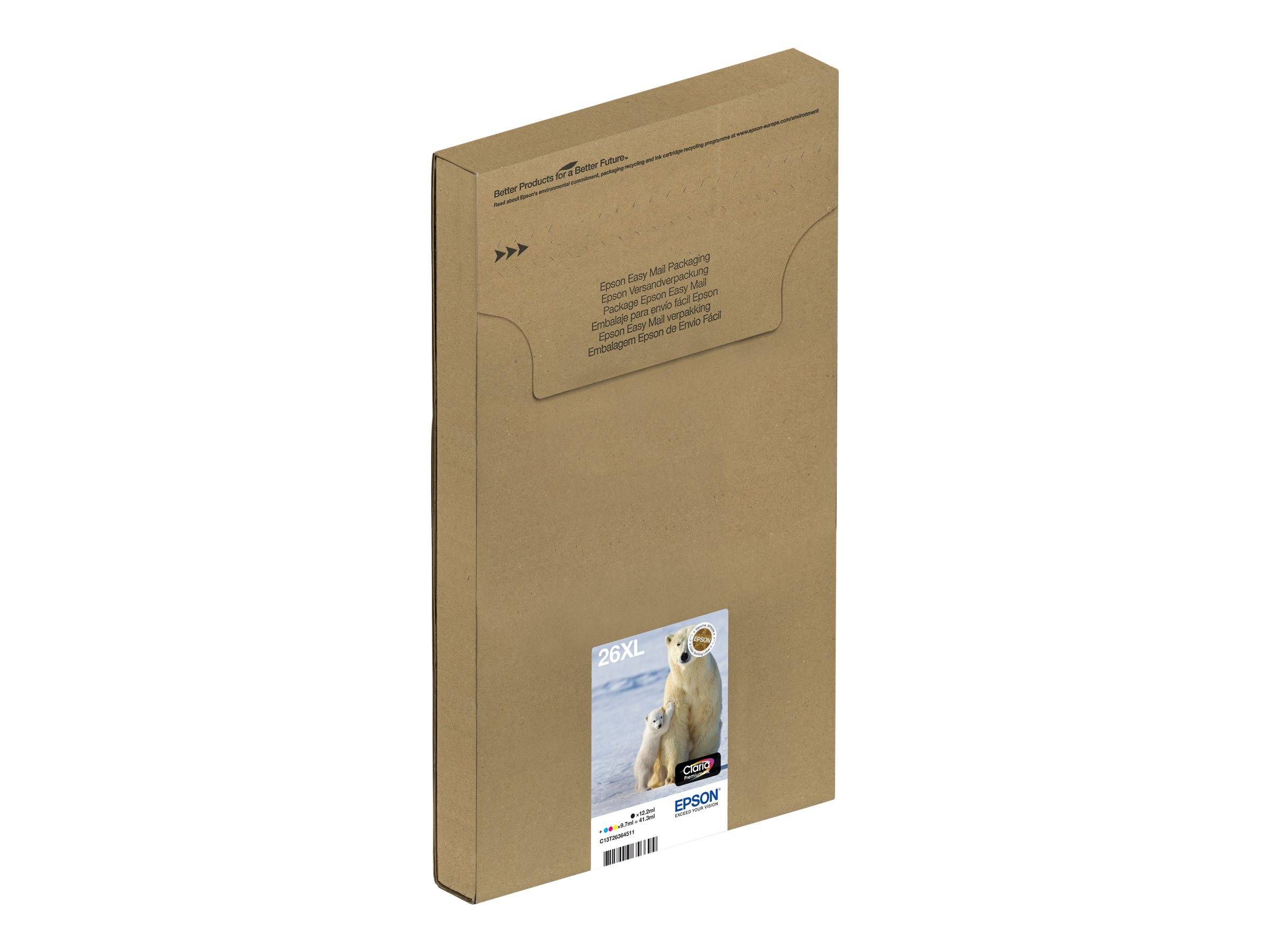 Epson Multipack 26XL EasyMail - 4er-Pack - 41.3 ml