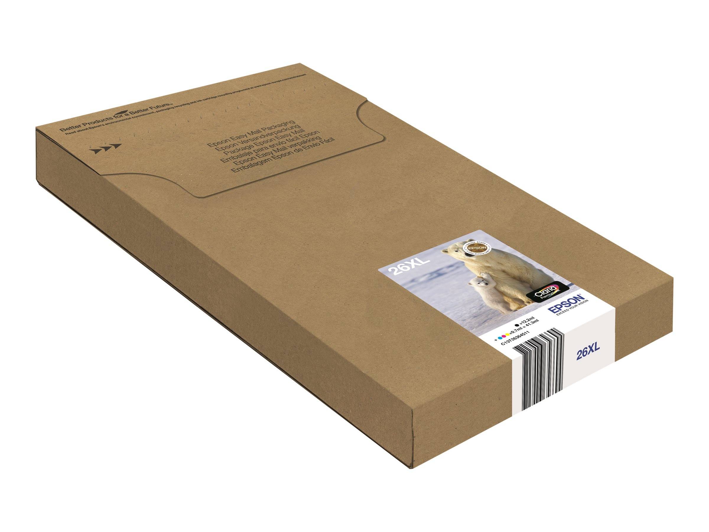 Epson Multipack 26XL EasyMail - 4er-Pack - 41.3 ml