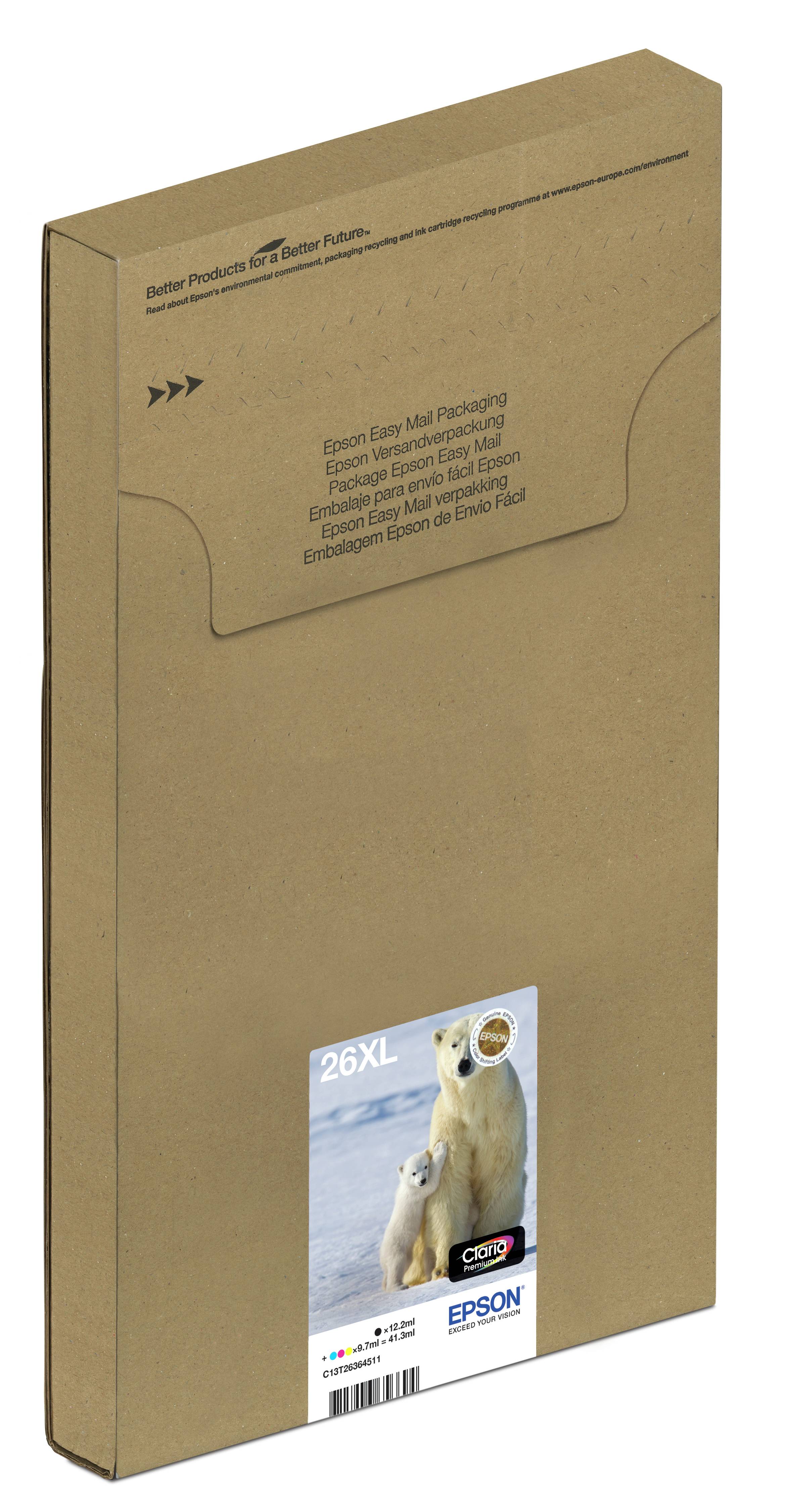 Epson Multipack 26XL EasyMail - 4er-Pack - 41.3 ml