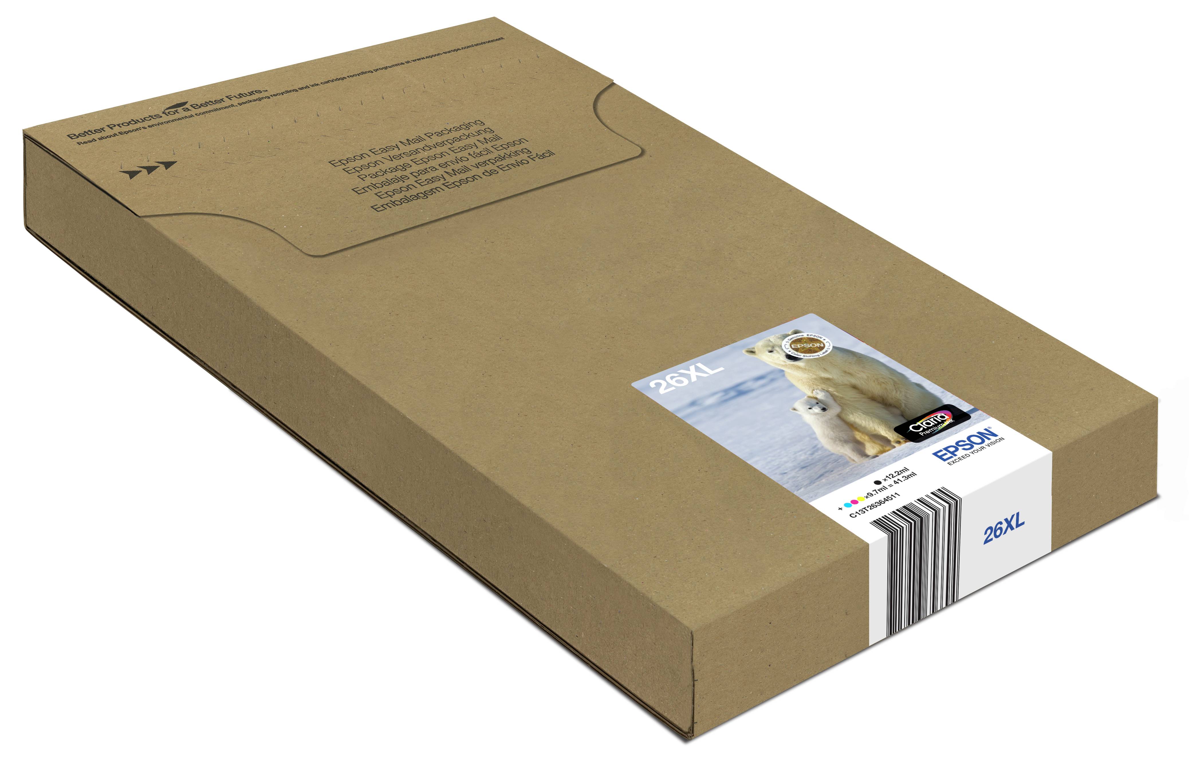 Epson Multipack 26XL EasyMail - 4er-Pack - 41.3 ml