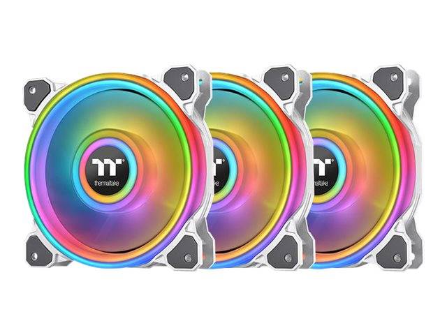 Thermaltake Riing 12 RGB Radiator Fan TT Premium Edition - Gehäuselüfter - 120 mm - weiß (Packung mit 3)