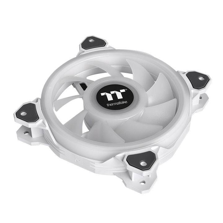 Thermaltake Riing 12 RGB Radiator Fan TT Premium Edition - Gehäuselüfter - 120 mm - weiß (Packung mit 3)