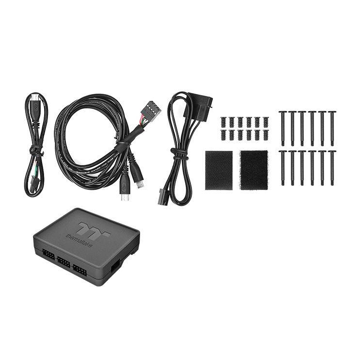 Thermaltake Riing 12 RGB Radiator Fan TT Premium Edition - Gehäuselüfter - 120 mm - weiß (Packung mit 3)