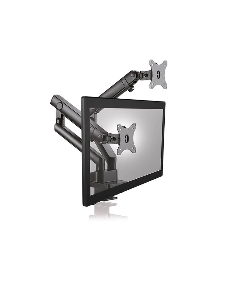 IB-MS314-T, Monitorständer mit Tischhalterung für zwei Monitore bis zu 32’’ (81 cm)
