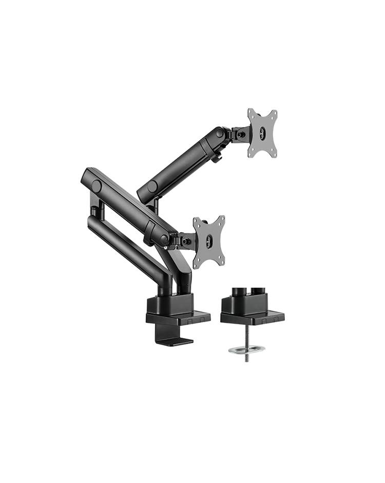 IB-MS314-T, Monitorständer mit Tischhalterung für zwei Monitore bis zu 32’’ (81 cm)