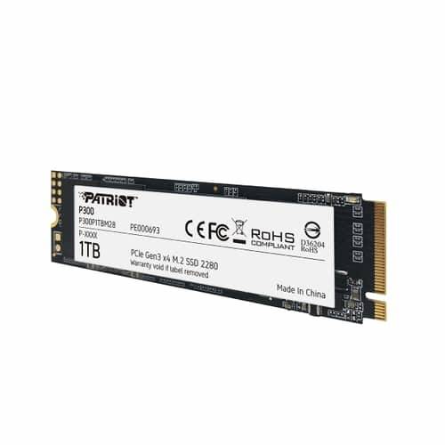 Patriot P300 - 1 TB SSD - intern - M.2 2280 - PCI Express 3.0 x4 (NVMe)