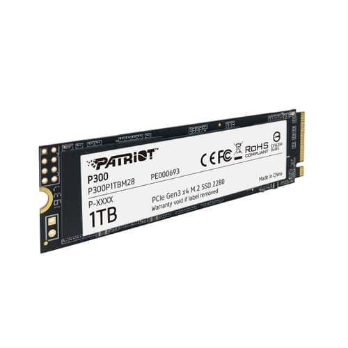 Patriot P300 - 1 TB SSD - intern - M.2 2280 - PCI Express 3.0 x4 (NVMe)
