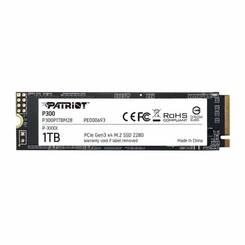Patriot P300 - 1 TB SSD - intern - M.2 2280 - PCI Express 3.0 x4 (NVMe)