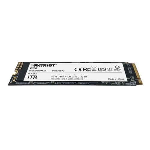 Patriot P300 - SSD - 1 TB - intern - M.2 2280 - PCIe 3.0 x4 (NVMe)
