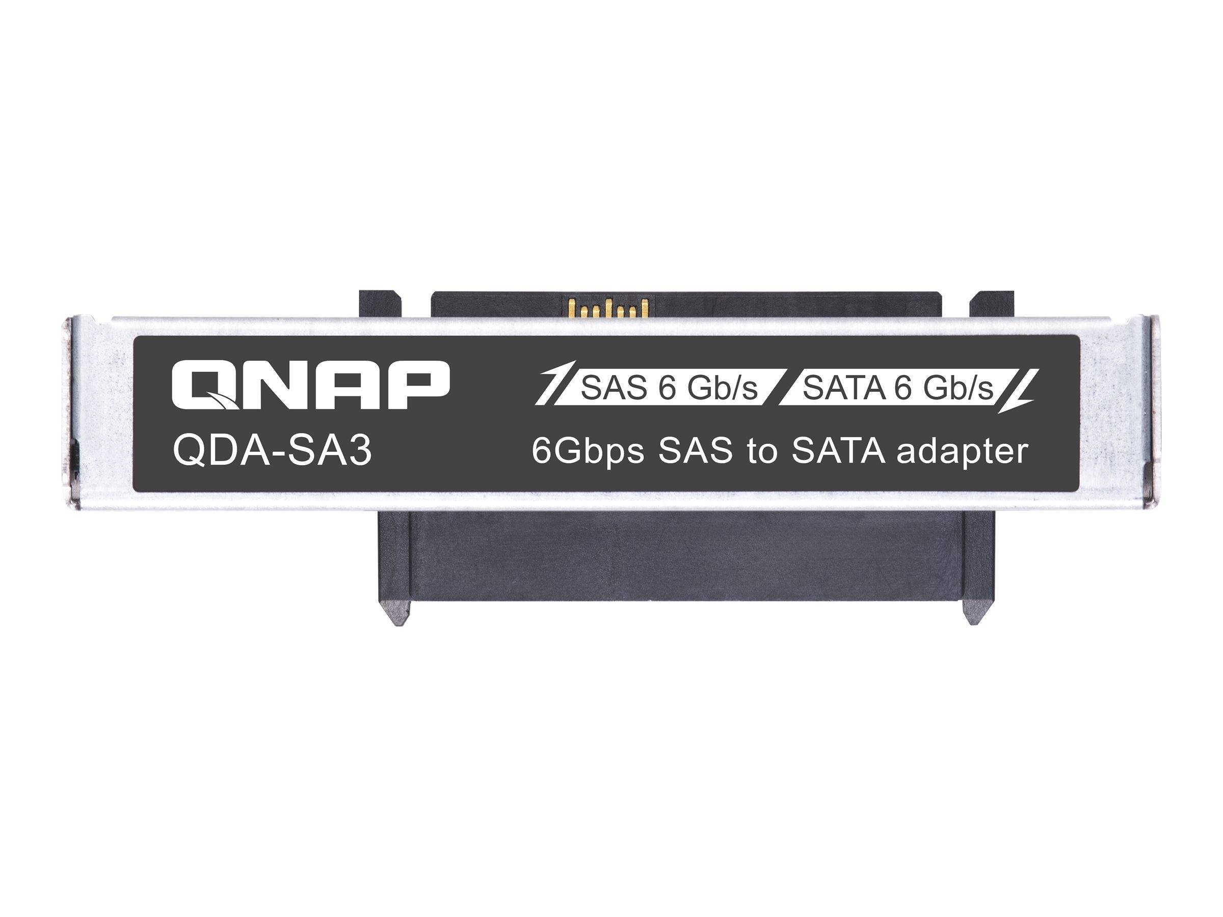 QNAP - Schnittstellenadapter - 2.5" (6.4 cm) - SATA 6Gb/s - SAS 6Gb/s (Packung mit 4)