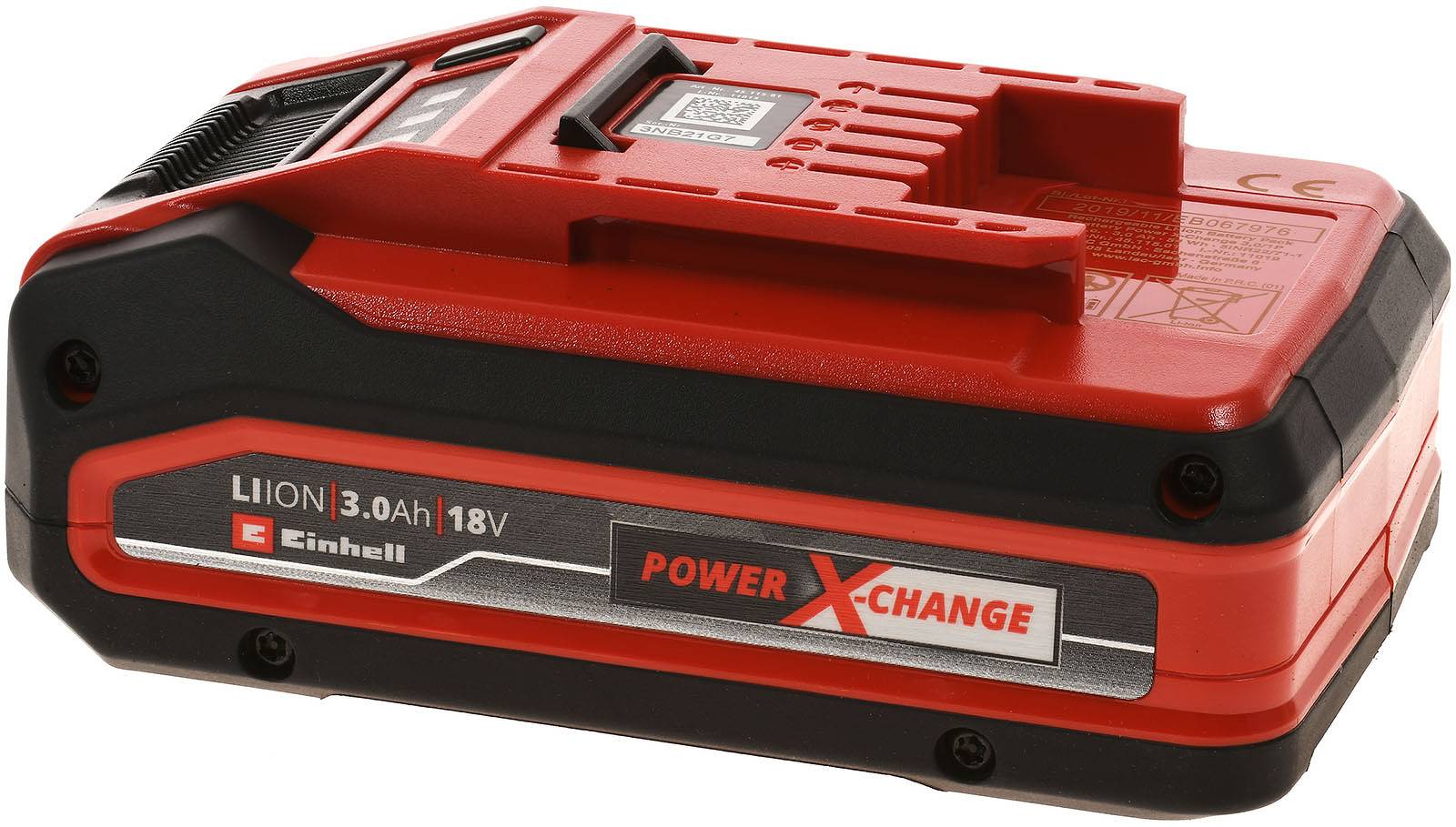 Einhell Werkzeug Akku 18V 3,0Ah Li-Ion PXC Plus universell verwendbar für alle Power X-Change Geräte, 18V, Li-Ion