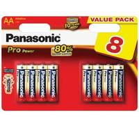 Panasonic Alkaline Pro Power LR6PPG - Batterie 8 x AA-Typ