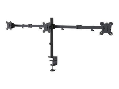 Neomounts Monitor-Tischhalterung FPMA-D550D3BLACK 3 Display(s) 25,4cm (10") - 68,6cm (27") Schwarz Schwenkbar, Rotierbar, Neigbar