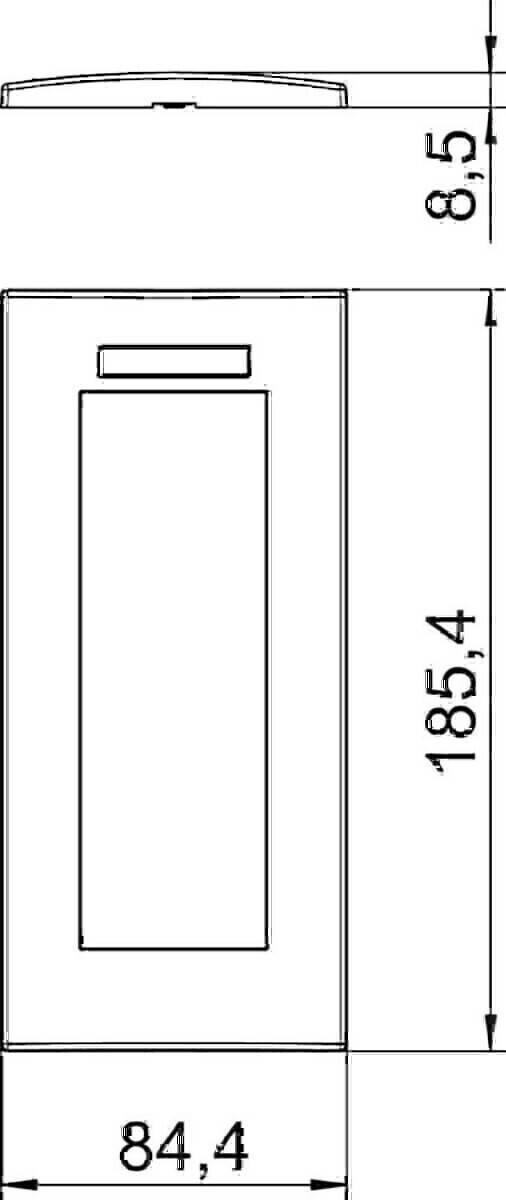 OBO Bettermann Abdeckrahmen AR45-BSF3 RW