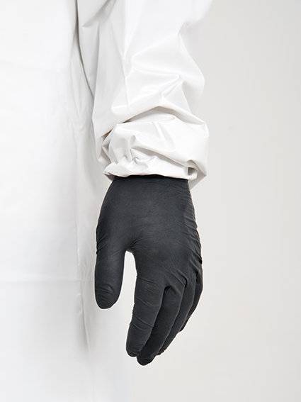 emissimo Mehrweg Ärmelschürze MSK135, weiß, 90x135 cm (HACCP Variante)