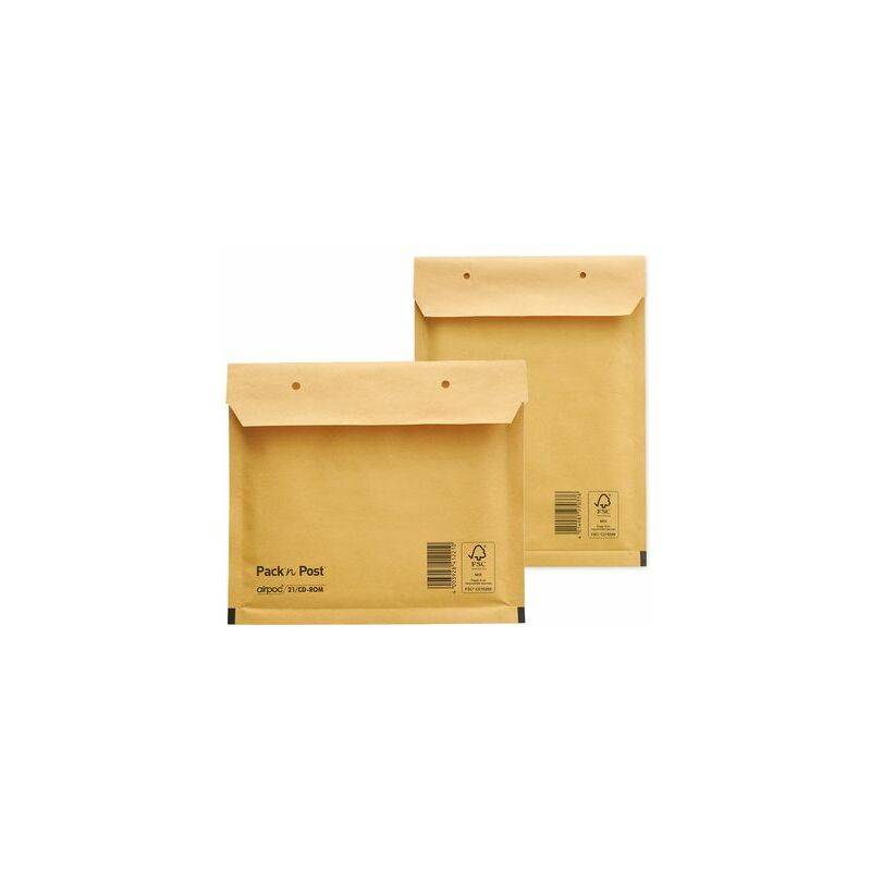 MAILmedia Luftpolster-Versandtaschen, Typ 11/A, braun, 5 g