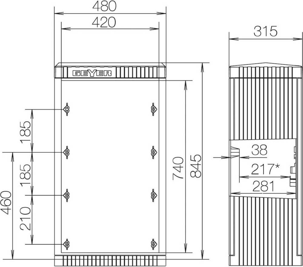 ABN Kabelverteilerschrank SL084