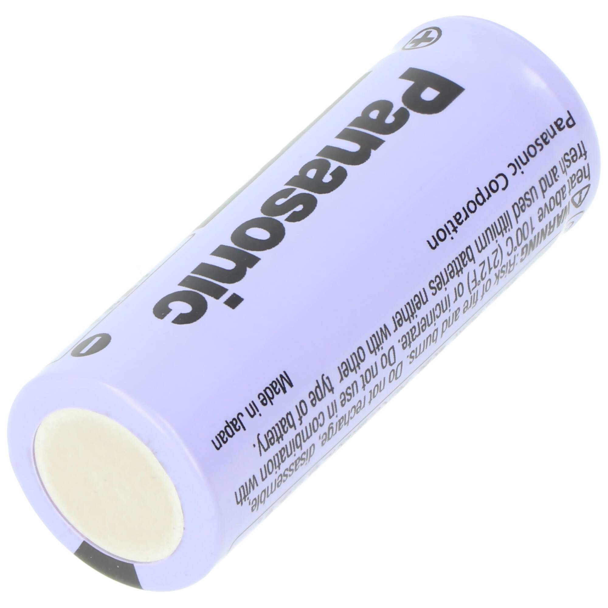 Panasonic Lithium 3V Batterie BR-AG Zelle Size A, BR17455, 2200mAh