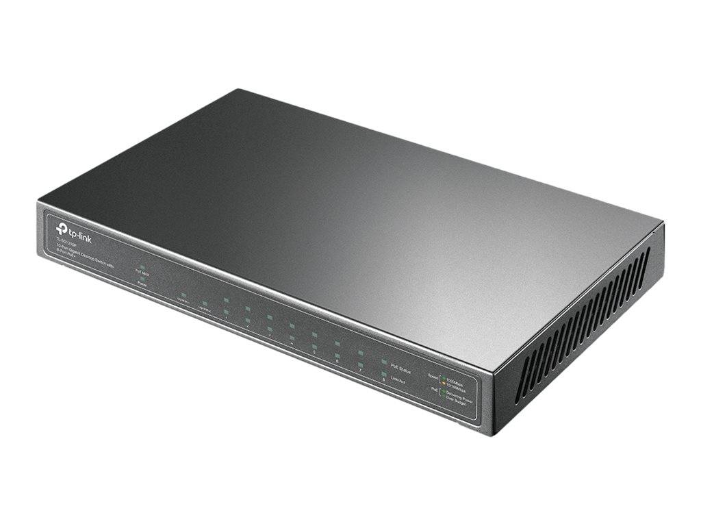 TP-Link TL-SG1210P - Switch - unmanaged - 8 x 10/100/1000 (PoE+)