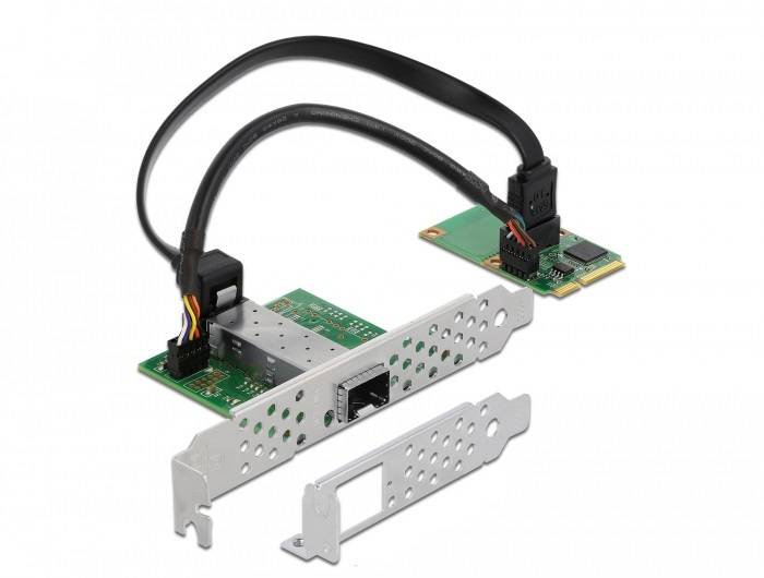 DeLOCK Mini PCIe I/O PCIe full size 1 x SFP Gigabit LAN