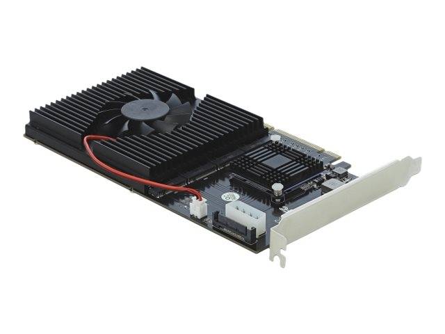 DeLOCK PCI Express x8/x16 Card > 4 x internal NVMe M.2 Key M