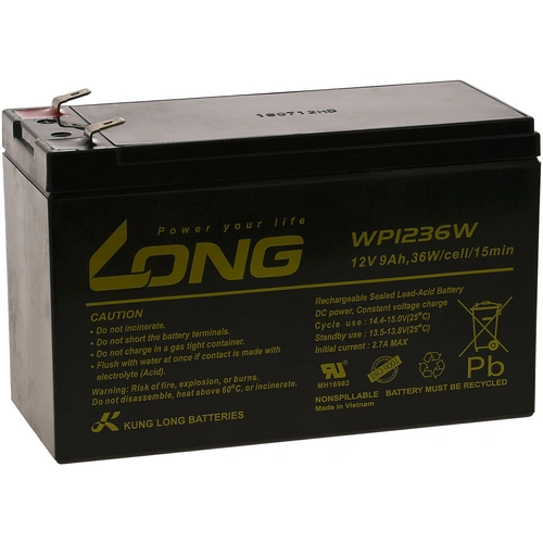 KungLong Blei-Gel-Akku für USV APC Smart-UPS SC420I 9Ah 12V (ersetzt auch 7,2Ah / 7Ah), 12V, Lead-Acid KungLong Blei-Gel-Akku für USV APC Smart-UPS SC420I 9Ah 12V (ersetzt auch 7,2Ah / 7Ah), 12V, Lead-Acid
