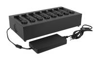 GETAC Multi-Bay Battery charger - Batterieladegerät - Ausgangsanschlüsse: 8 - Eu