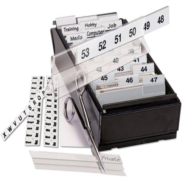 Kartenreiter 10x150mm PET blau/gelb/rot/grün permanent klebend VE=5 Stück