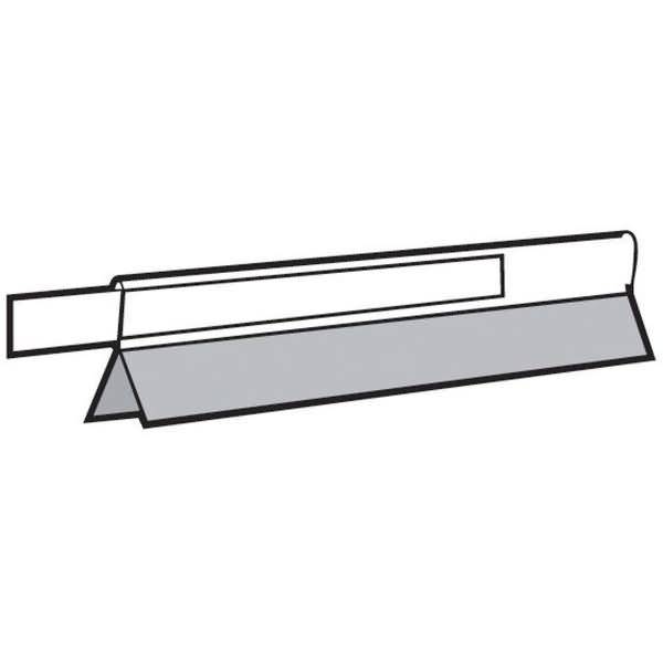 Kartenreiter 10x150mm PET blau/gelb/rot/grün permanent klebend VE=5 Stück